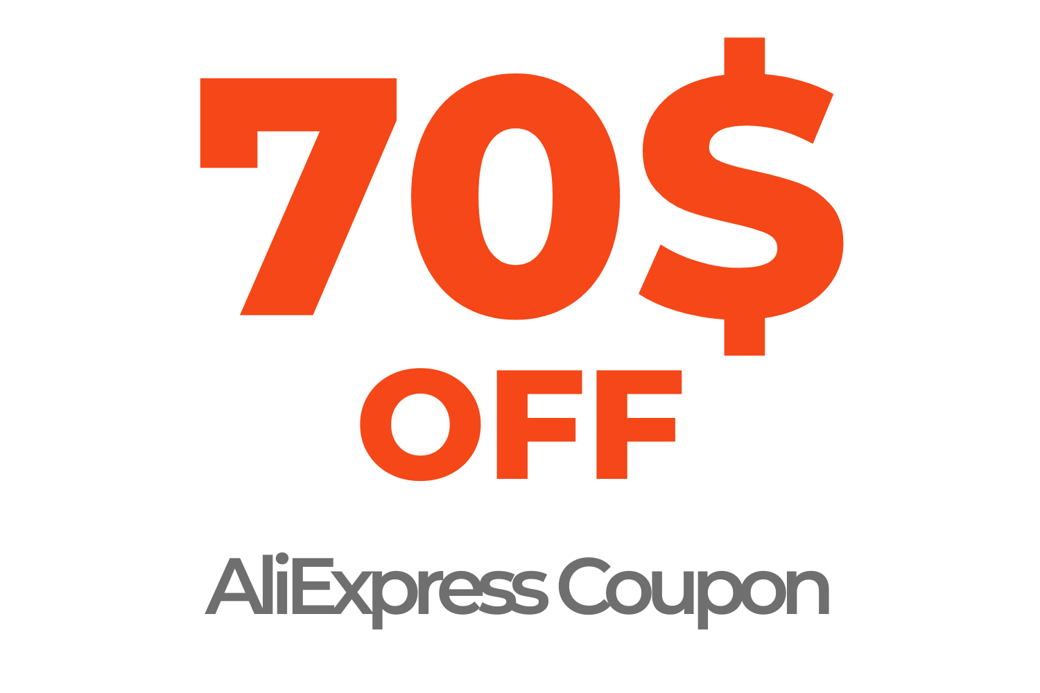 AliExpress $70 OFF coupon code for orders over $699 — verified May 2026
